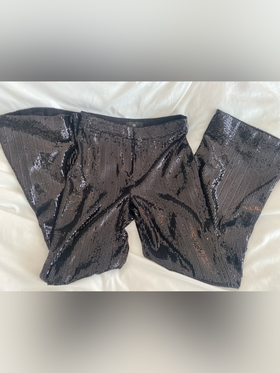 Pants - Banana Republic high waist wide leg black sequin pants